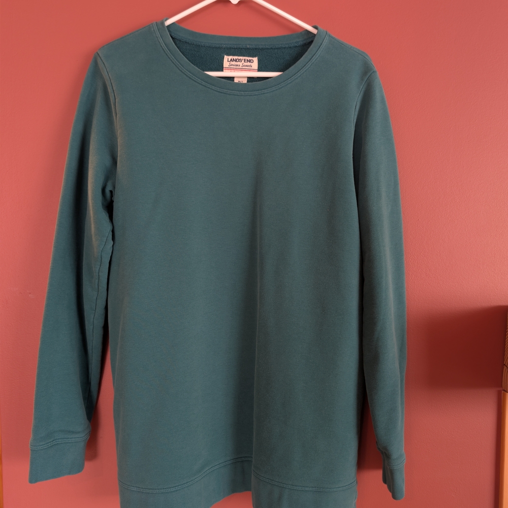 Lands' End Men's Teal Sweater